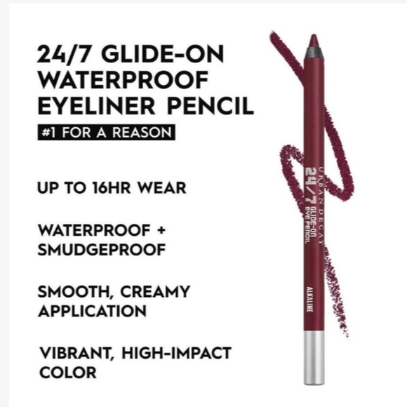 New Urban Decay Cosmetics 24/7 Glide-On Waterproof Eyeliner Pencil. Alkaline - Picture 1 of 12